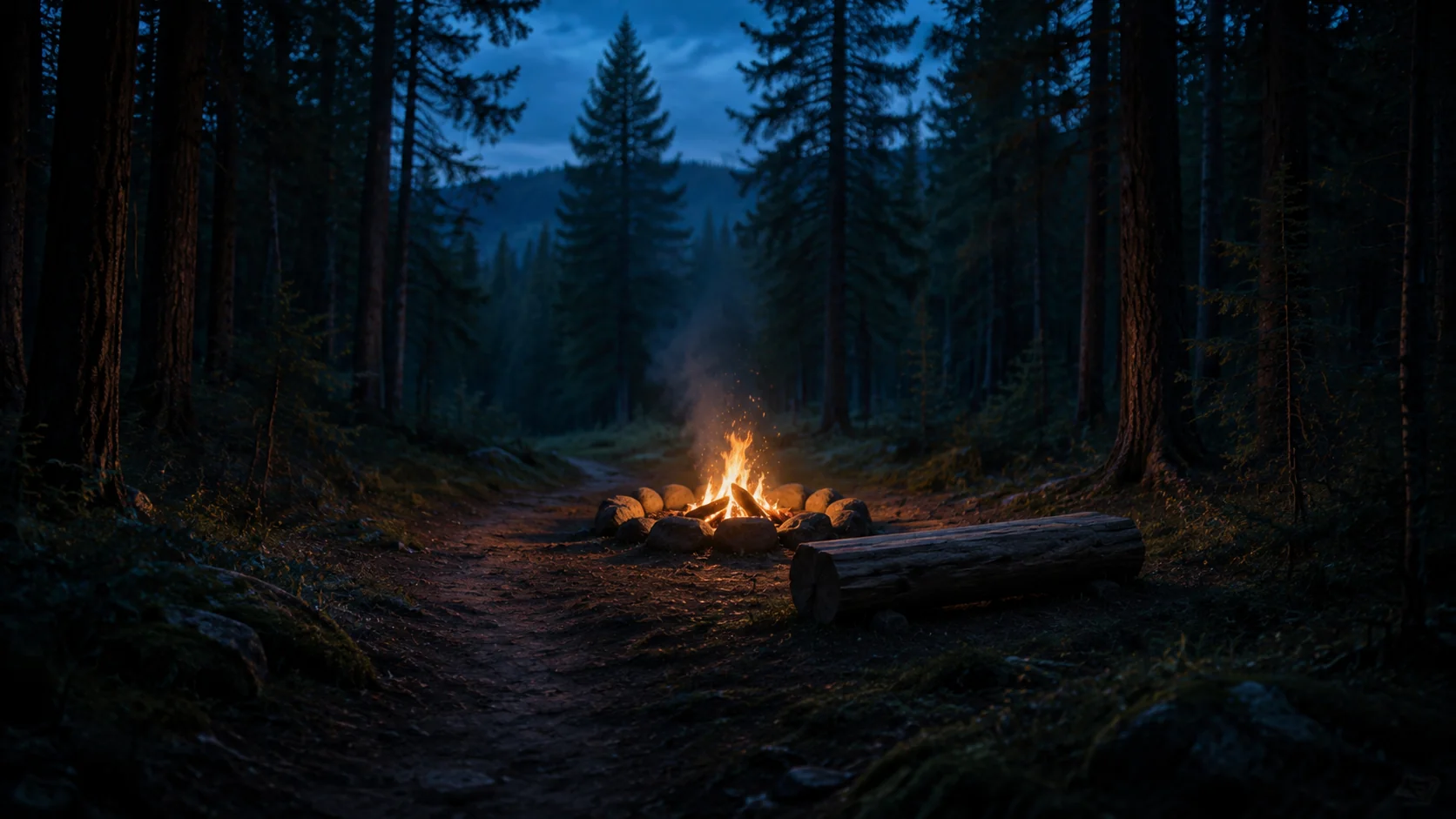 The First Campfire