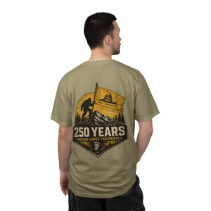 Freedom Leaves Footprints | Patriotic Heritage Tee