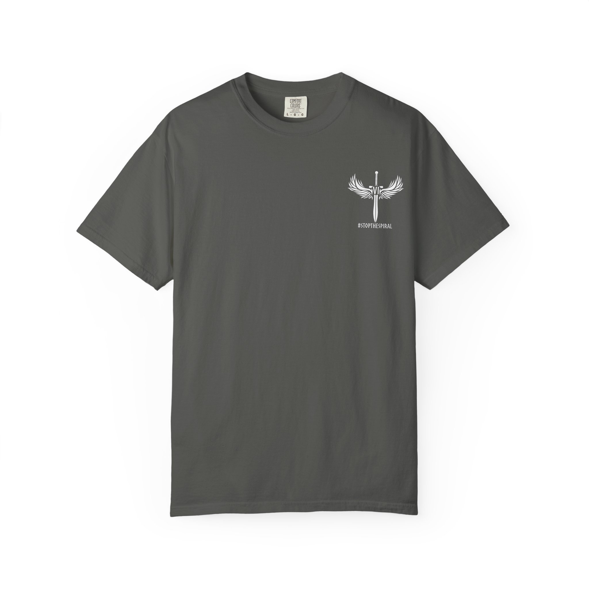 You Are Stronger Than The Storm | Teal Semicolon Anchor Mental Health Awareness Shirt - Image 2